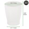 mDesign Slim Plastic Small Round Trash Can Wastebasket Garbage Bin